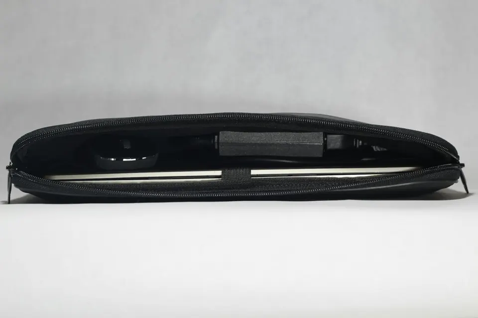 A black case with a handle
